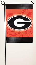 University of Georgia Silk Reflections Flag - Garden Size