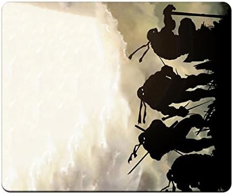 Mouse pads,(Black)9 X 7 X 0.12in,[Natural rubber,Precision Fabric]Personality Desings Gaming Mouse Pad,surface of the polyester£¬prevent deformation-Dj 7 Tmnt