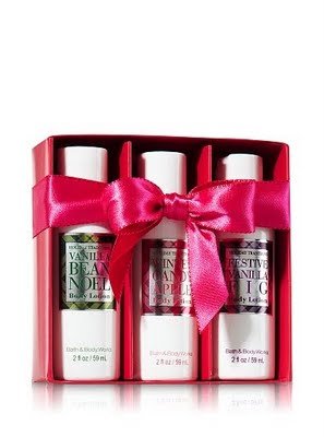 Bath and Body Works Holiday Traditions Vanilla Bean Noel, Winter Candy Apple and Festive Vanilla Fig Body Lotion Gift Set