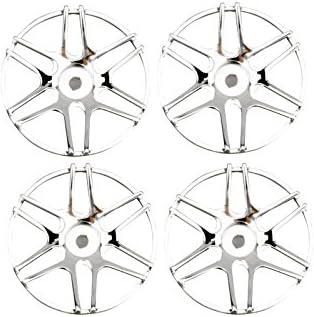 TEAM INFINITY Drift Wheel Caps, Chrome Concave 12 / 4Pcs