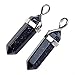Top Plaza 13pcs Healing Pointed Chakra Pendants for Necklace Making