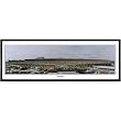 Charlotte Racetrack "The Start" - 13.5"x39" Standard Black Frame