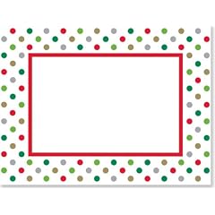 Holidots Photo Frame Cards (Christmas Cards, Holiday Cards, Greeting Cards) (Holiday Photo Frame Series)