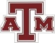 Texas A&M Aggies 12" Vinyl Magnet - Set of 2