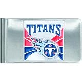 Stainless Steel NFL Tennessee Titans Money Clip
