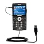 Classic Straight USB Cable for the Samsung Blackjack II with Power Hot Sync and Charge capabilities - uses Gomadic TipExchange Technology
