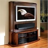 JSP T-70-C-X and T-70-BP-MK-X Tango Plasma Home Theater Credenza and Back Panel