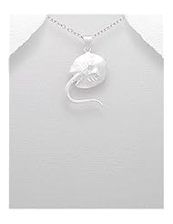 Stingray Pendant Necklace In 92.5 Sterling Silver