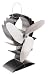Caframo Ecofan Airplus, Black with Nickel Blade