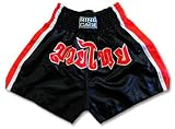 Muay Thai Shorts-Black-Large