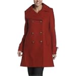 Jessica Simpson Women's Double Breasted Military Peacoat