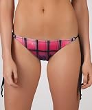 Hurley - Puerto Rico Plaid Space Tie Side Bikini Bottomÿÿ