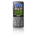 Samsung S5610 Handy (6.1 cm (2.4 Zoll) Display, 5 Megapixel Kamera, 108 MB interner Speicher) metallic-silber