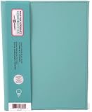 Martha Stewart Home Office with Avery Blue Shagreen Smooth Finish Small-format Binder, 1" Gap-free Rings