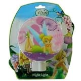 Disney Tinkerbell Tink Tinker Fairy Bell Night Light - Bonus Feather Hair Extension With Purchace ~ disney
