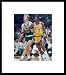 Larry Bird and Magic Johnson Framed Framed Art Poster Print, 13x15