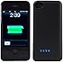 SQdeal&reg; Ultra Slim 3200mah Rechargeable Portable External Battery Backup Charger Case Power Bank Cover for iphone 4 4G 4s (Black)