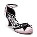 Search : RETRO-03, Women's Costume or Halloween Satin Retro 20's Flapper Open Toe Shoes in 5 Colors and Sizes 6-12