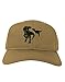TooLoud Jurassic Dinosaur Design 1 Adult Baseball Cap Hat - Khaki