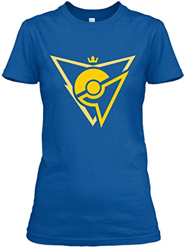 Pokemon Go Shirt Team Instinct- Pokemon Shirt Men Ladies (XXL,Royal)