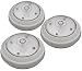 RiteLite LPL623W Five LED Pivot and Swivel Puck Light, White, 3-Pack