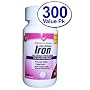 300 Tablets Iron Slow Release - Compare to the Active Ingredients in Slow Fe