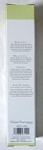 Elegant Expressions 2 FL OZ Fragrance Diffuser with Reed Sticks (2 Pack) (Hawaiian Mist)