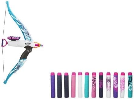 Nerf Rebelle Heartbreaker Bow (Vine Design) with Bonus Nerf Rebelle Dart Refill Pack (17 Total Darts)