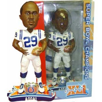 Joseph Addai Colts Super Bowl XLI Bobblehead LE (Quantity of 1)