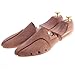 SONGMICS Pair of Cedar Shoe Tree Twin Tube Shoe Shaper Wood Shoe Boots Tree Adjustable 7-13