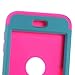 iPod Touch 6th Case, KAMII 3 Layers Verge Hybrid Soft Silicone Hard Plastic Triple Quakeproof Drop Resistance Protective Case Cover for Apple iPod Touch 5 6th Generation (Teal Purple)