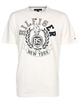 Tommy Hilfiger Mens T-Shirt Crew Neck White