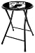 Trademark Pow 18 Inch Black Cushioned Folding Stool Folding Stool