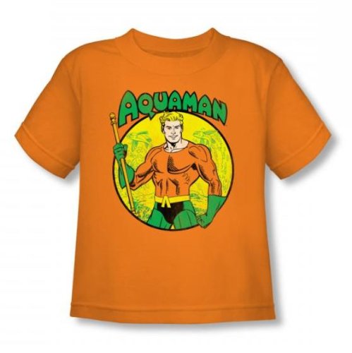  Aquaman - Aquaman Toddler T-Shirt In Orange