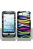 HTC Merge Graphic Case - Rainbow Zebra
