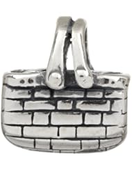 925 Sterling Silver Basket Bead, For Chamilia, Pandora, Biagi, Personality, Reflections And More Charm Bracelets