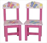 Product details for Guidecraft G83363 Butterfly Extra Chairs Set of 2