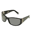 ANGEL Ebony CAPTIVATE Womens Sunglasses with Smoke Polarized Lenses