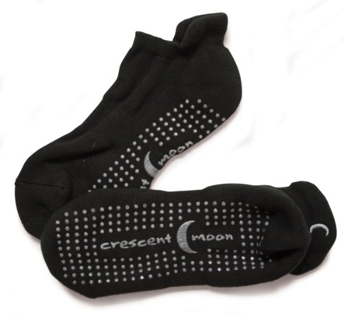 Crescent Moon ExerSocksâ"¢ Barre, Yoga & Pilates Socks (3-pack) Medium