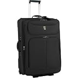 41Qq7G0JHBL. SL160  Delsey Helium Breeze II 26 Expandable Suiter Trolley Wheeled Luggage, Black
