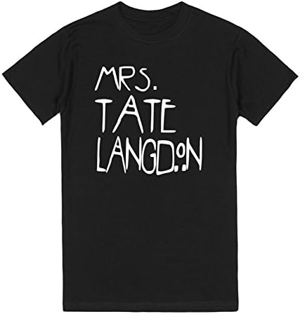 Mrs. Tate Langdon | S Black T-Shirt | Cool American Horror Story Shirts