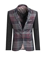 ZZ_RNT23 Americana Hombre (Gris / Azul Marino)