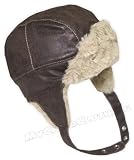 Baby Faux Leather Pilot Hat