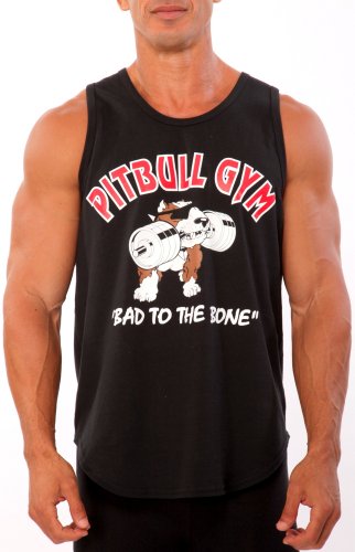Mens Workout Tank Top Bad to the Bone by Pitbull