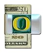 Oregon Ducks Steel Money Clip