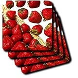 Fruit Food - Strawberries - Coasters