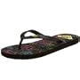 Roxy Women's Tahiti Thong Sandal,Black/Print,10 M US