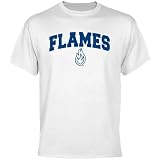 NCAA UIC Flames White Mascot Arch T-shirt-
