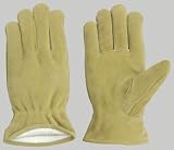 ACE 2044-M SUEDE SPLIT COWHIDE LINED LEATHER DRIVER GLOVES