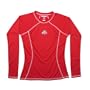 Antigua Ohio State Women's Mercury Desert Dry Long Sleeve Shirt (Medium, Dark Red/White)